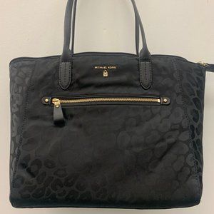 Micheal Kors Black Cheetah Print Purse